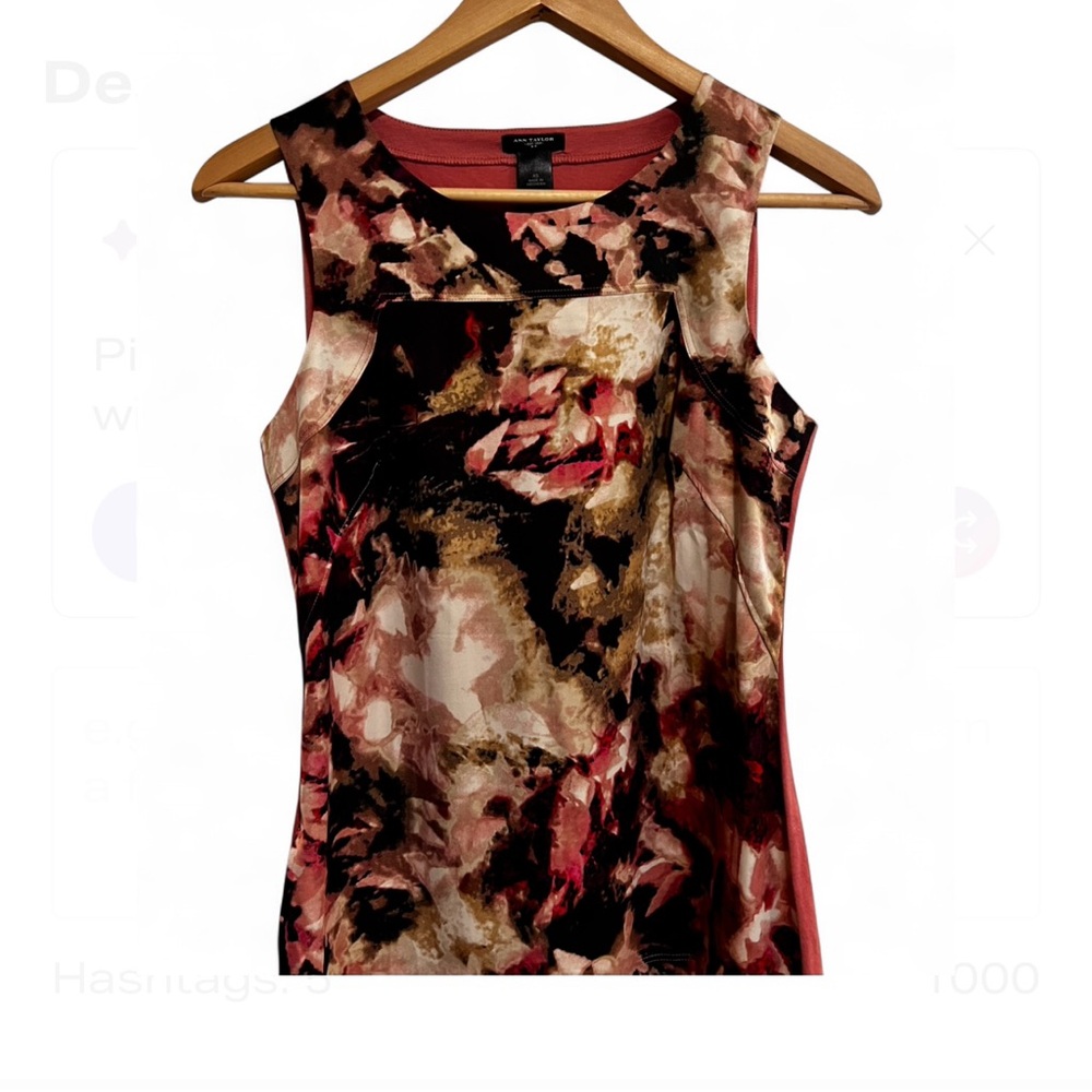 Ann Taylor Multicolor Floral Blouse